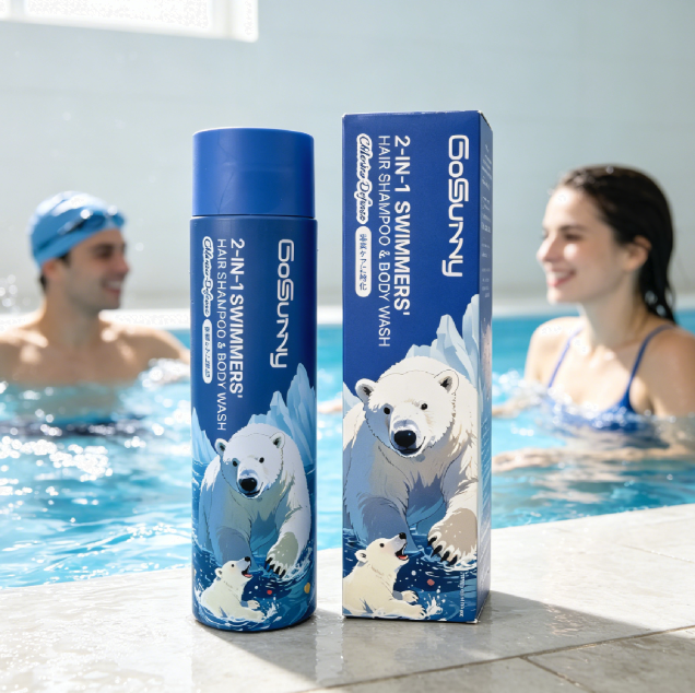GOSUNNY Chlorine Removal Shampoo & Body Wash